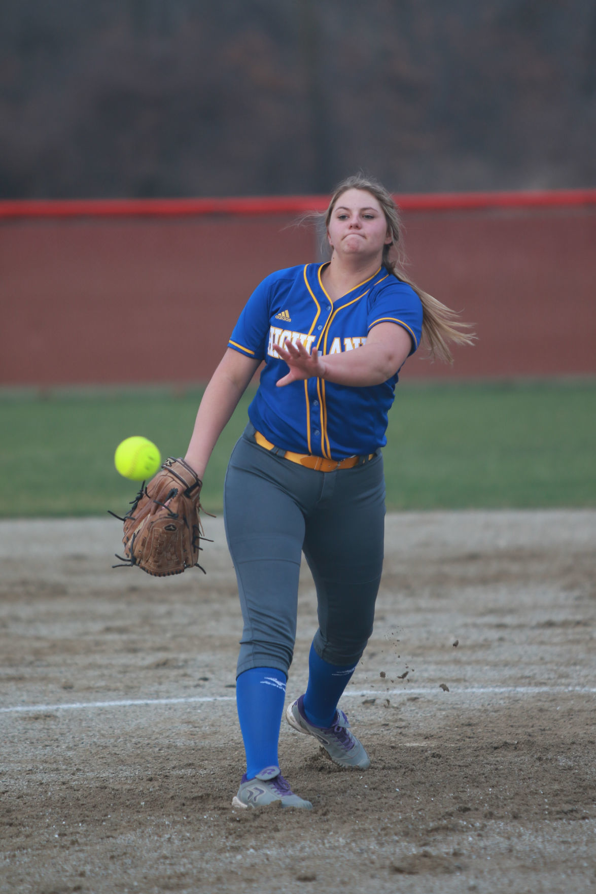 Gallery: Prep softball - Highland at Kankakee Valley